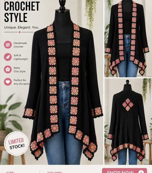 Crochet Fashion Sweater