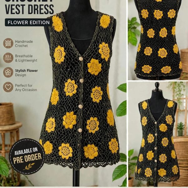 Sleeveless Long Cardigan