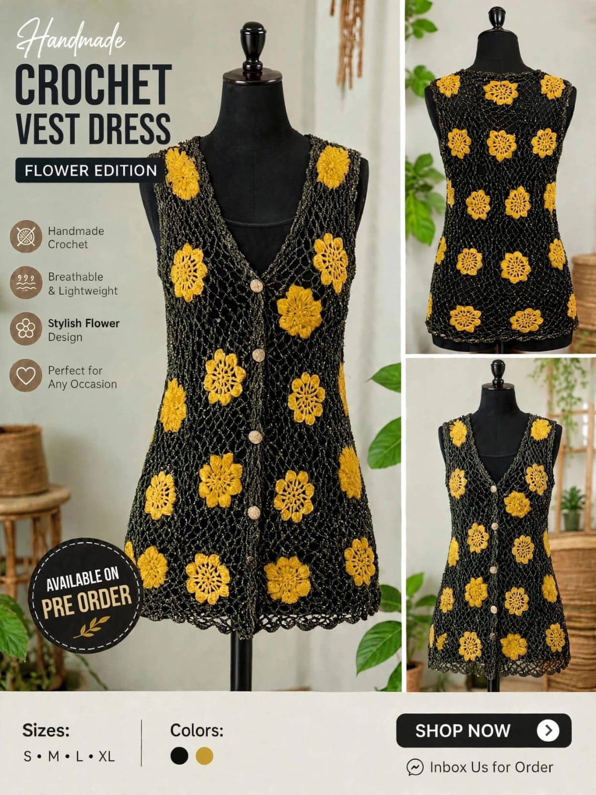 WhatsApp Image 2026-10-31 at 18.02.44 Sleeveless Long Cardigan - Image 1