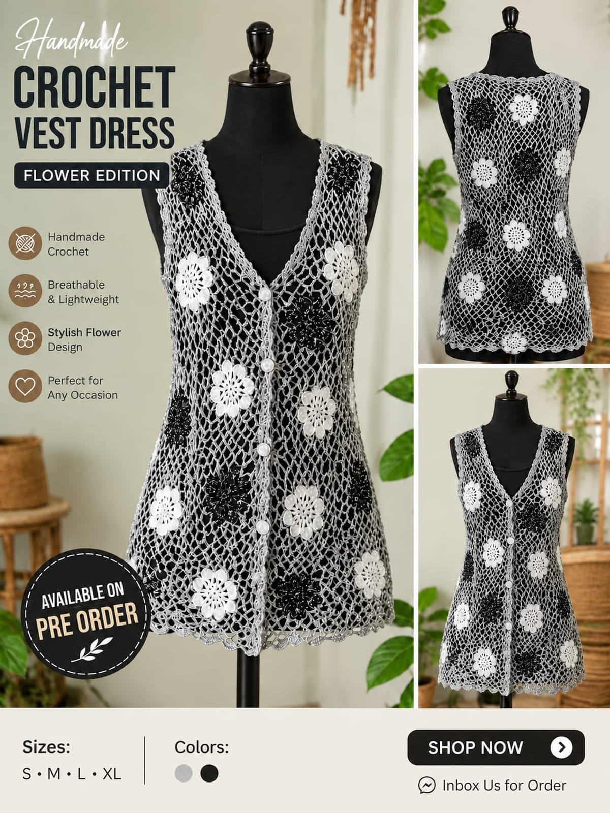WhatsApp Image 2026-10-31 at 18.02.44 Sleeveless Long Cardigan - Image 1